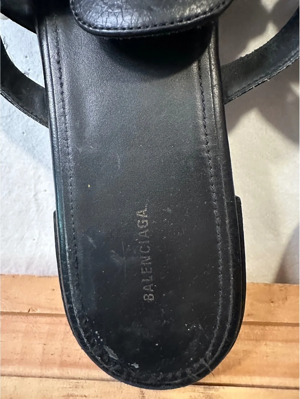Balenciaga Black Leather Studded Gladiator Multi Strap Sandals 39 US 9